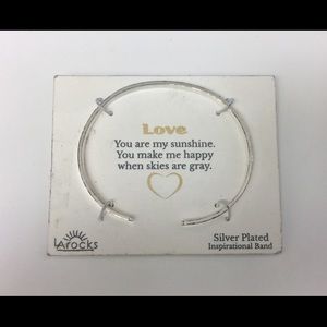 LA ROCKS YOU ARE MY SUNSHINE CUFF BRACELET NWT